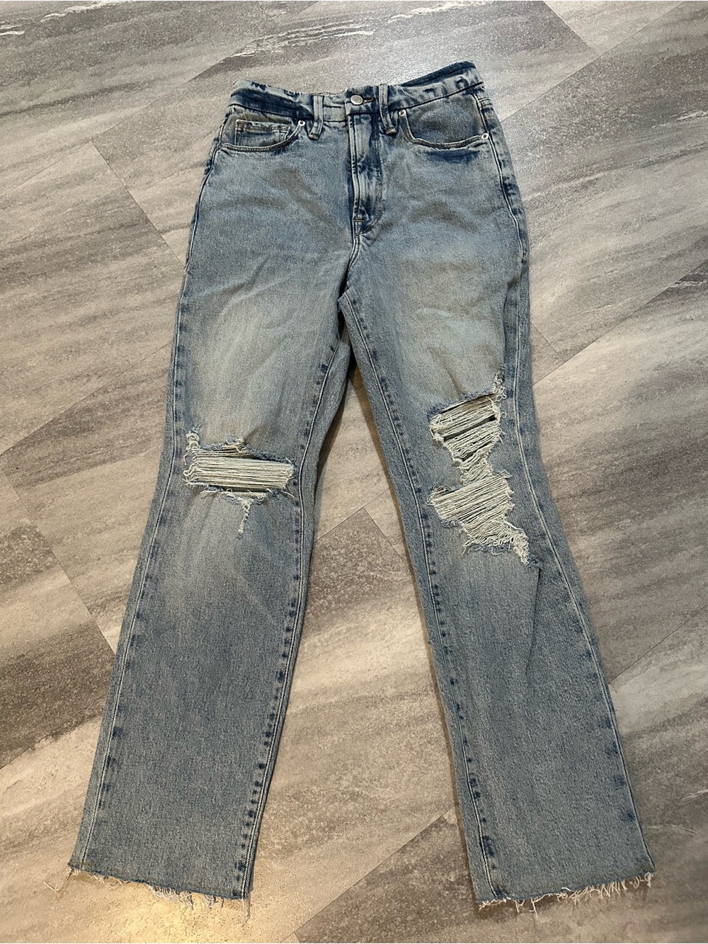 Good American blue denim jeans size 2